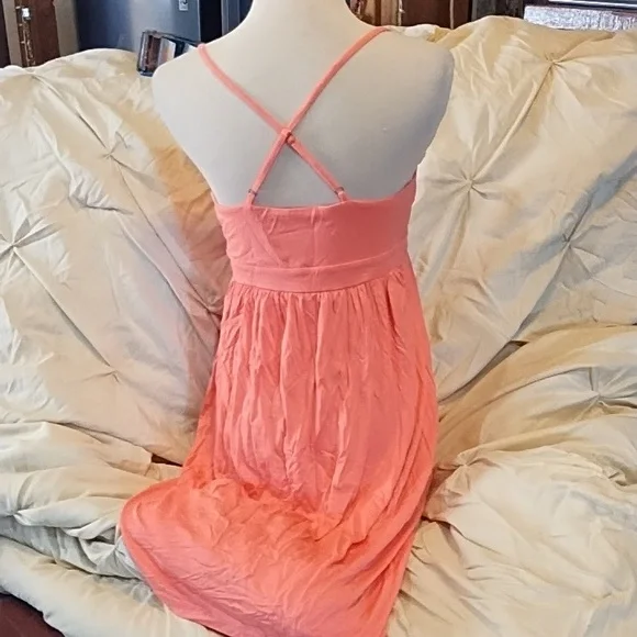 LOFT Vibrant Coral Dress - Picture 3 of 4